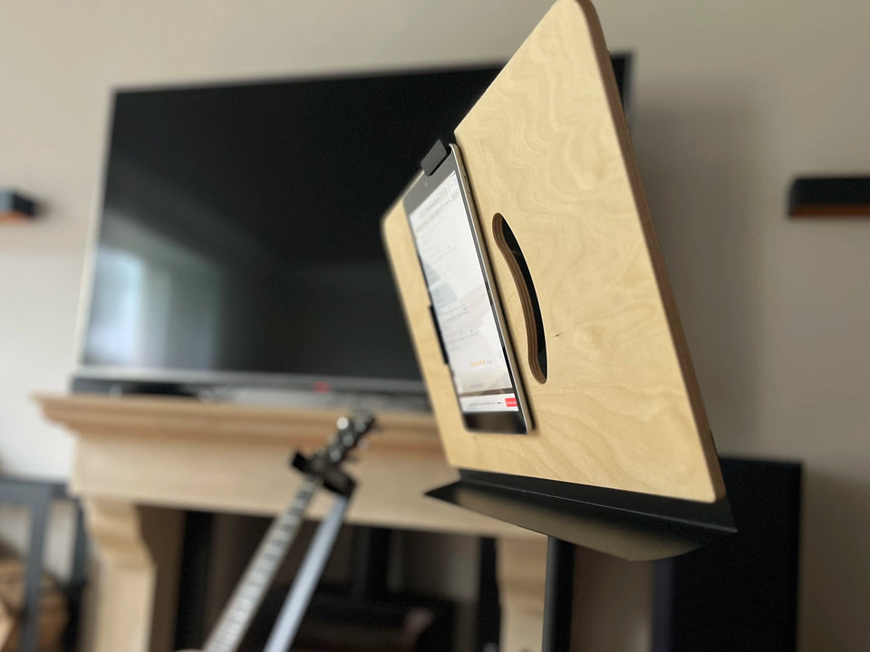 tablet holder over vertical