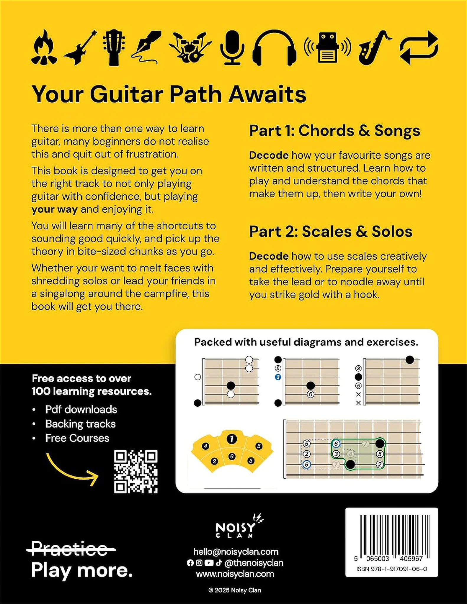 Beginner Guitar Pathways Book Noisy Clan