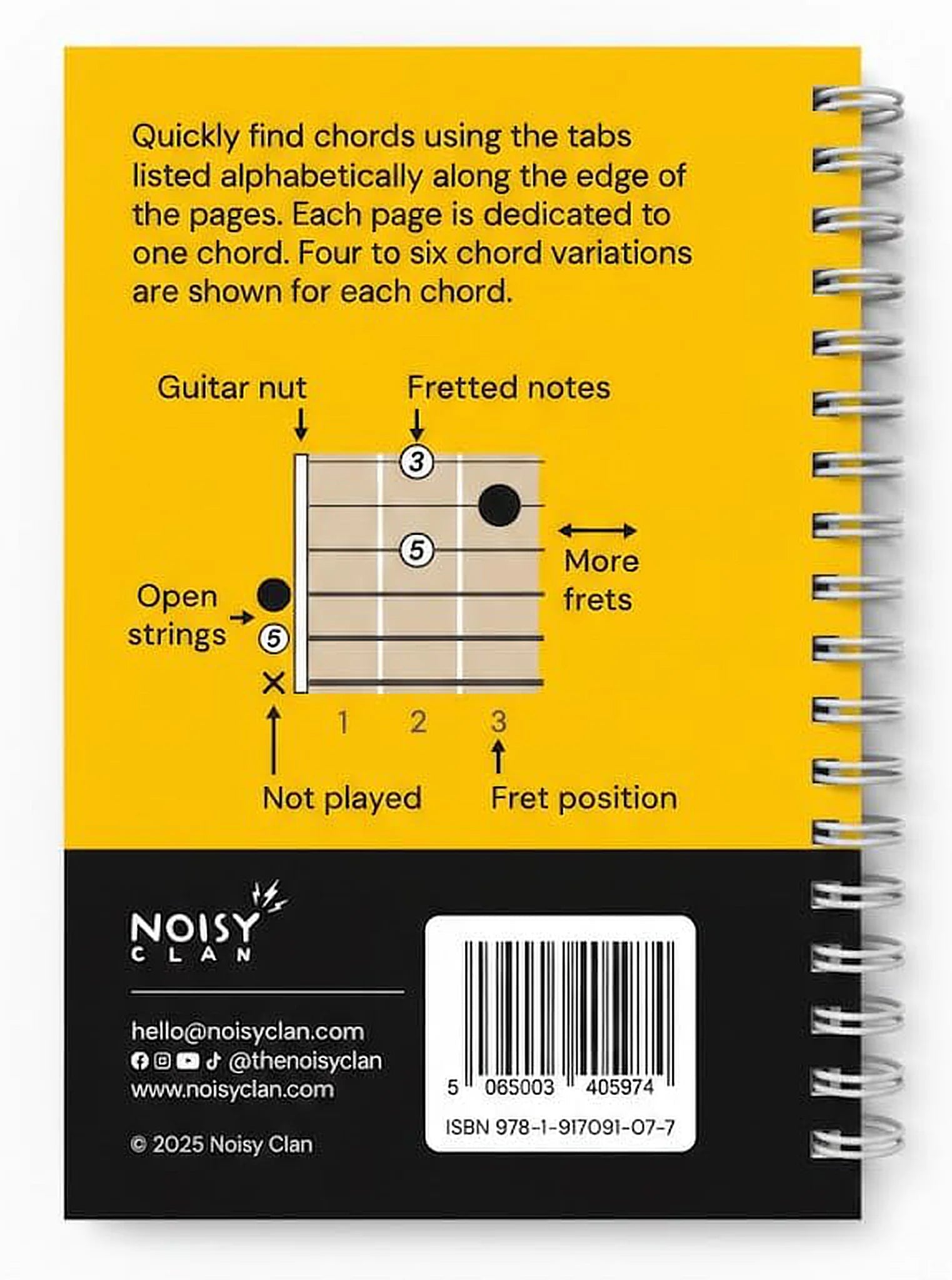 Every Guitar Chord You'll Ever Need Noisy Clan