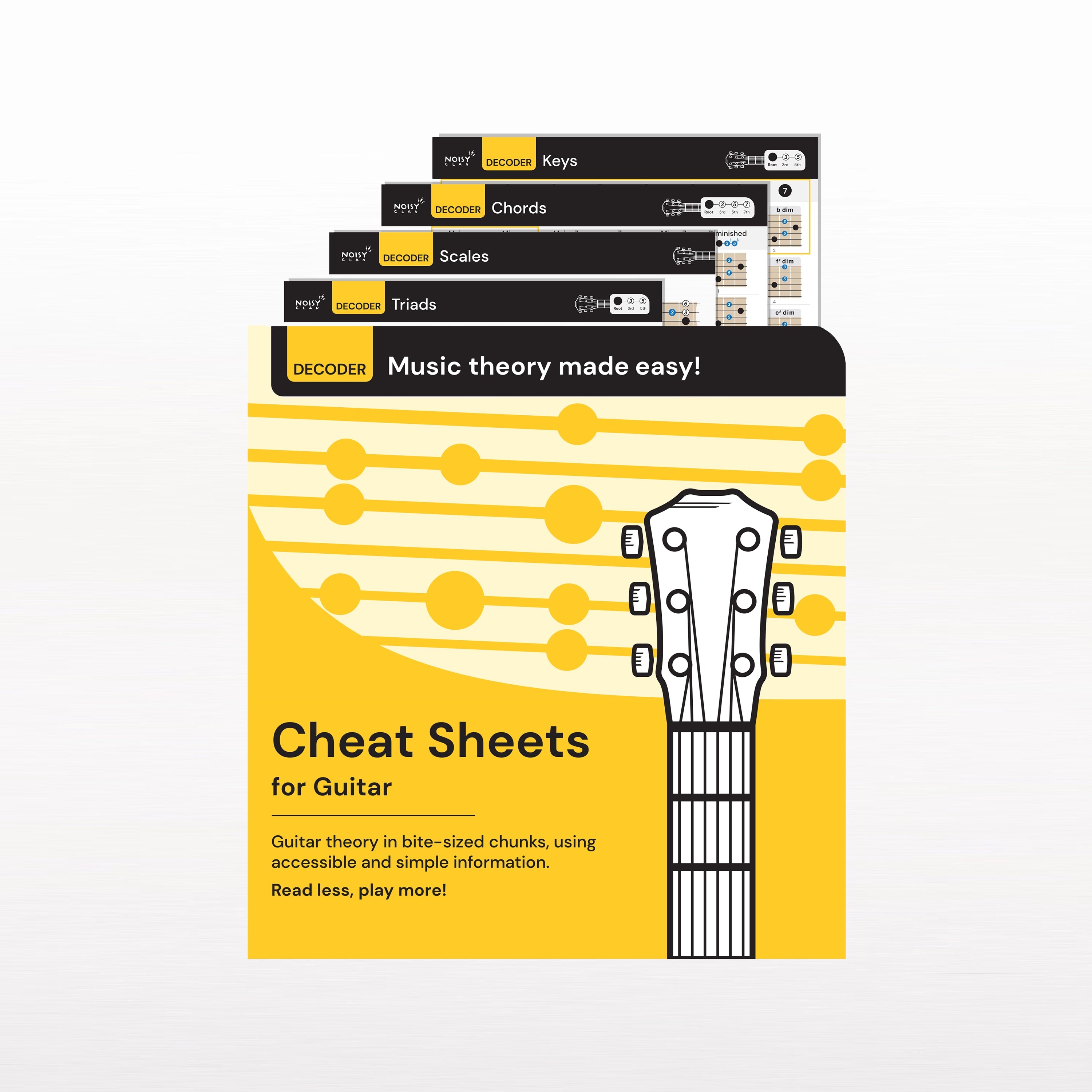 Cheat Sheets for Guitar Noisy Clan