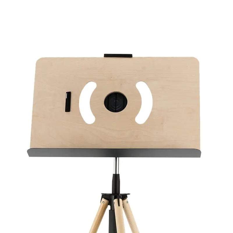 Grandstand Wood Plate 24" Noisy Clan on tripod