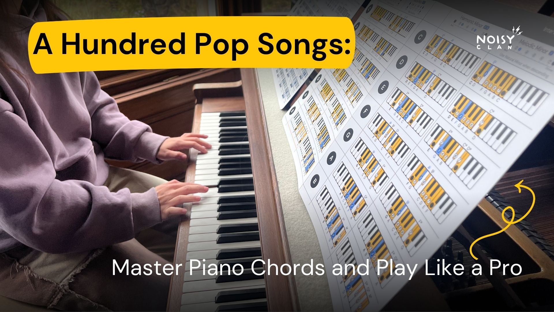 Learn to play pop songs on piano