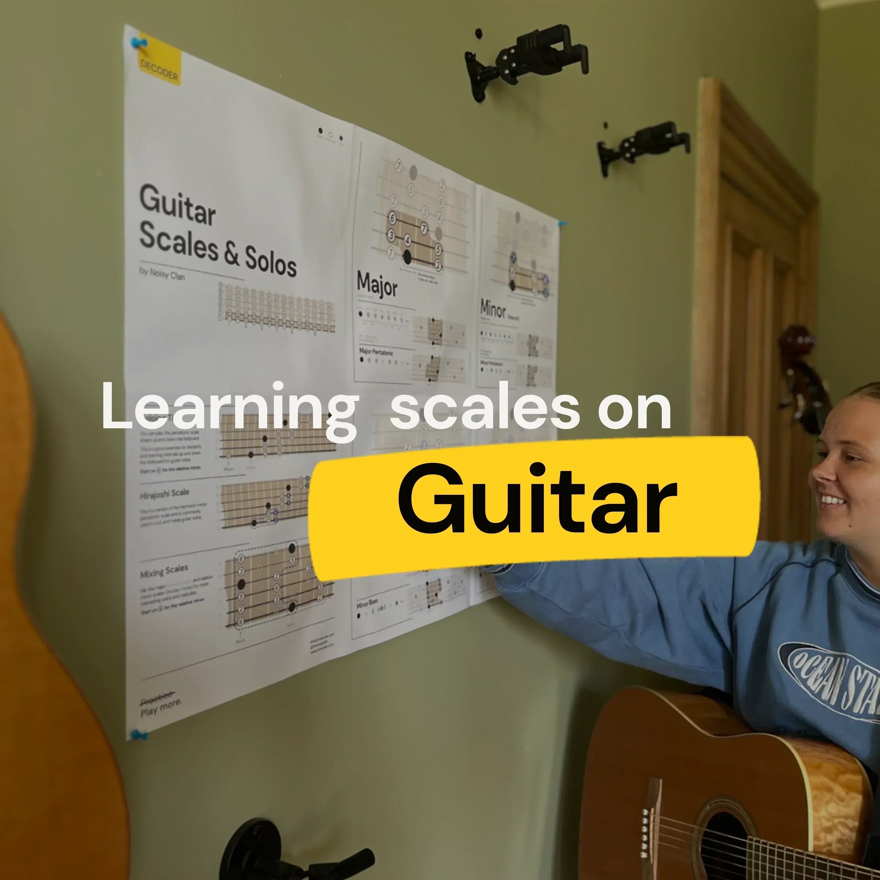 Learning-Scales-on-Guitar Noisy Clan