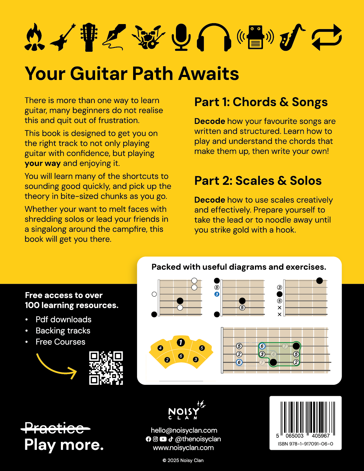 Beginner Guitar Pathways Book Noisy Clan