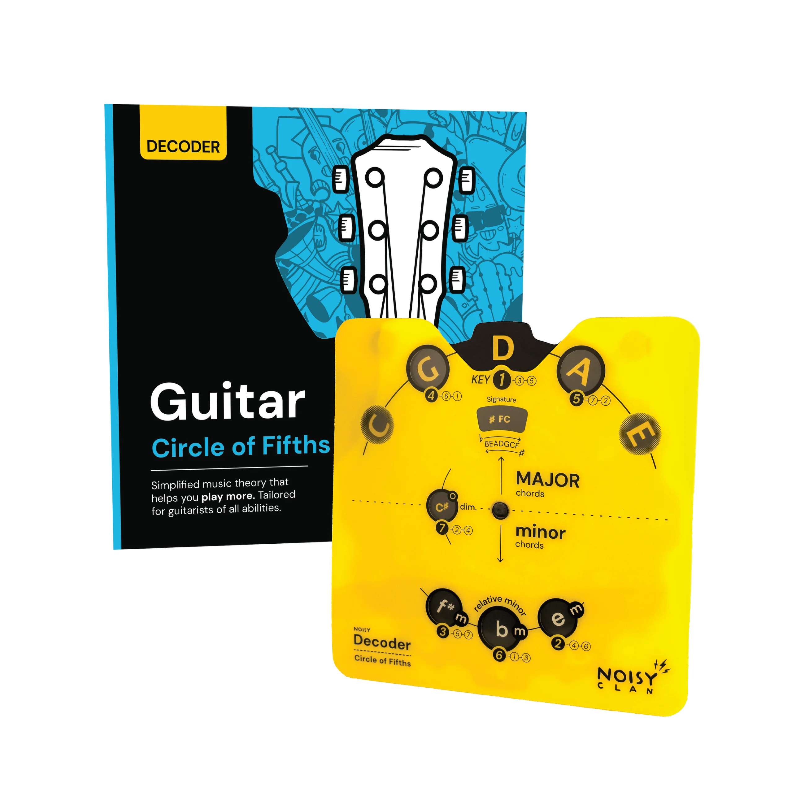 Guitar Circle of Fifths Noisy Clan