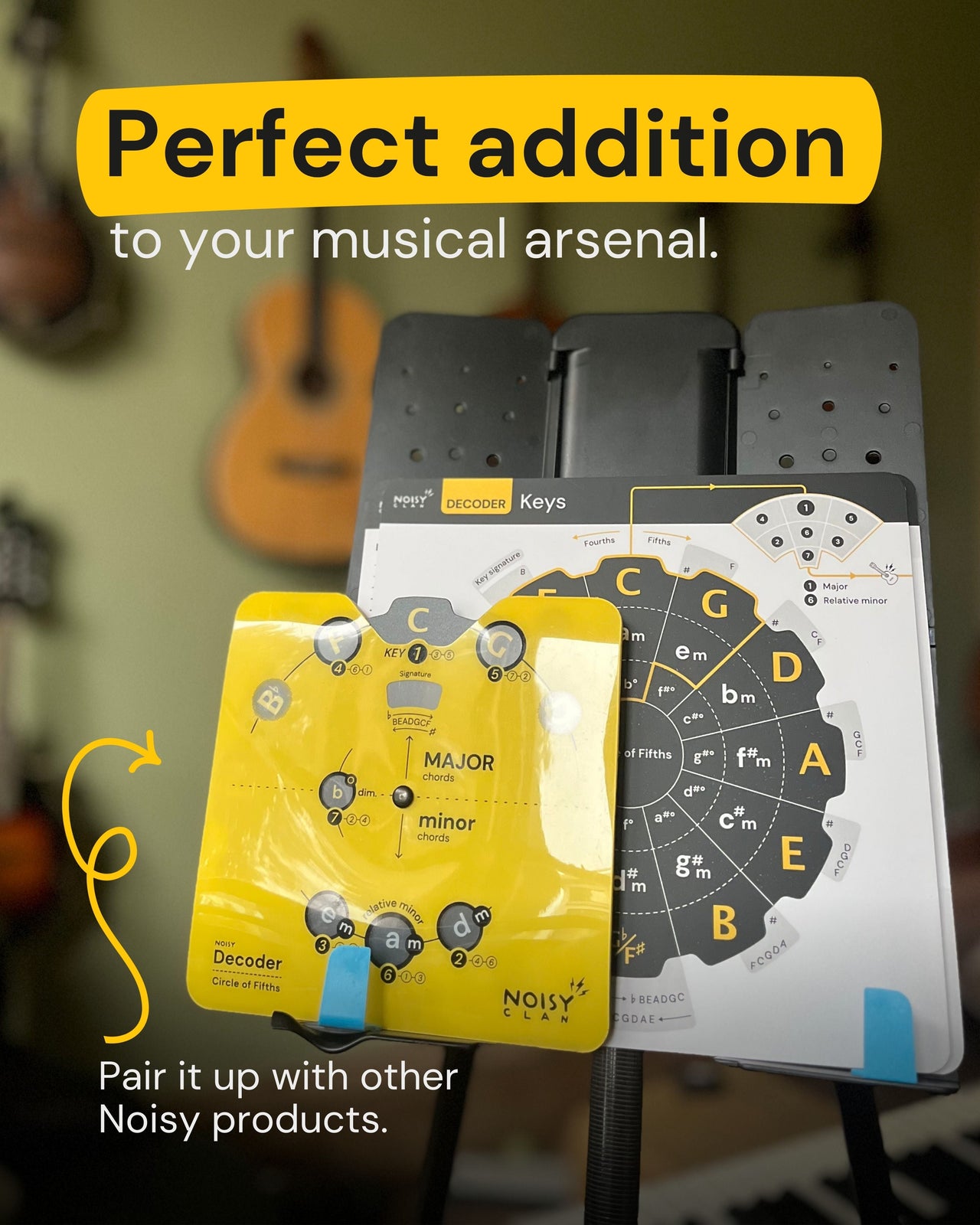 Cheat Sheets for Guitar Noisy Clan