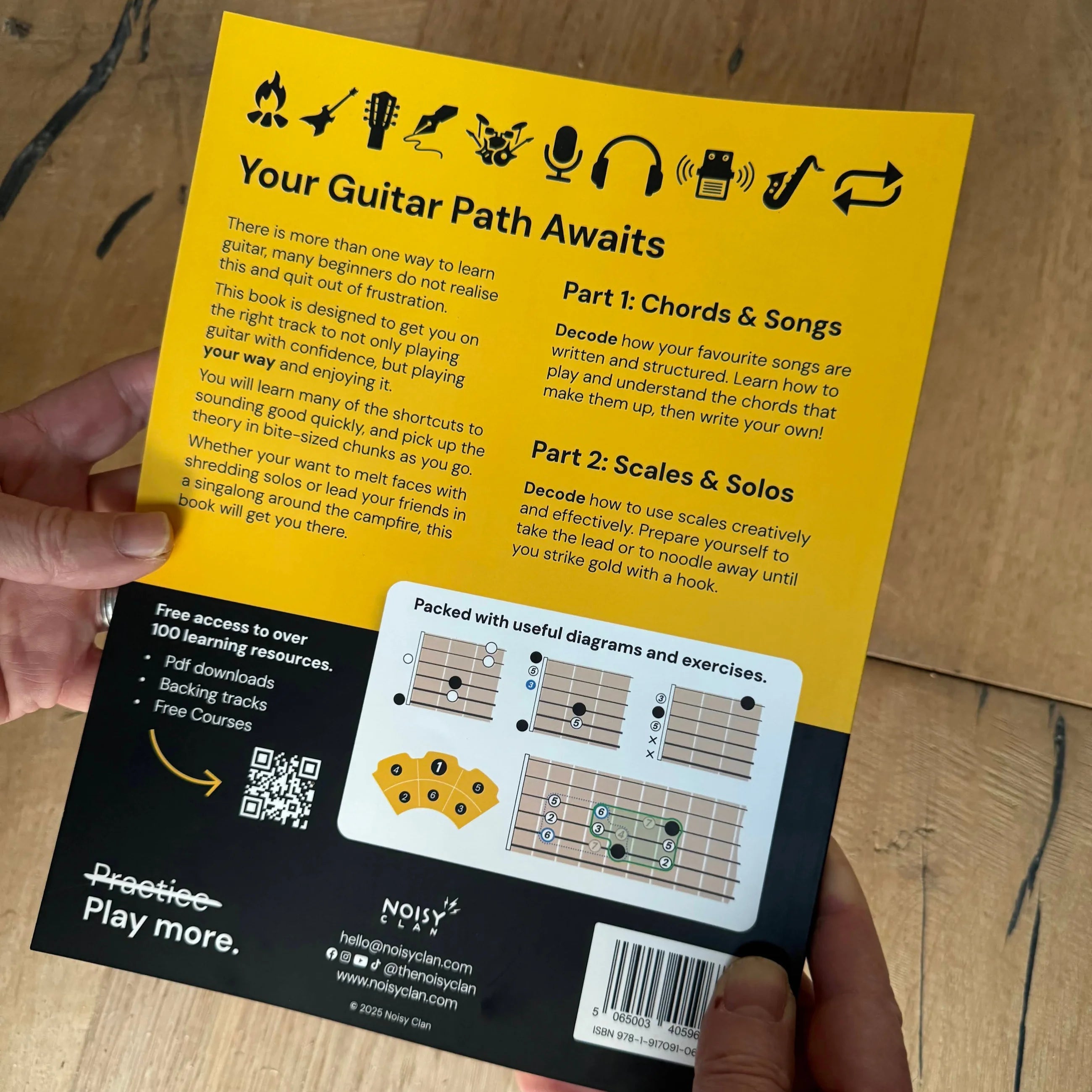 Beginner Guitar Pathways Book Noisy Clan