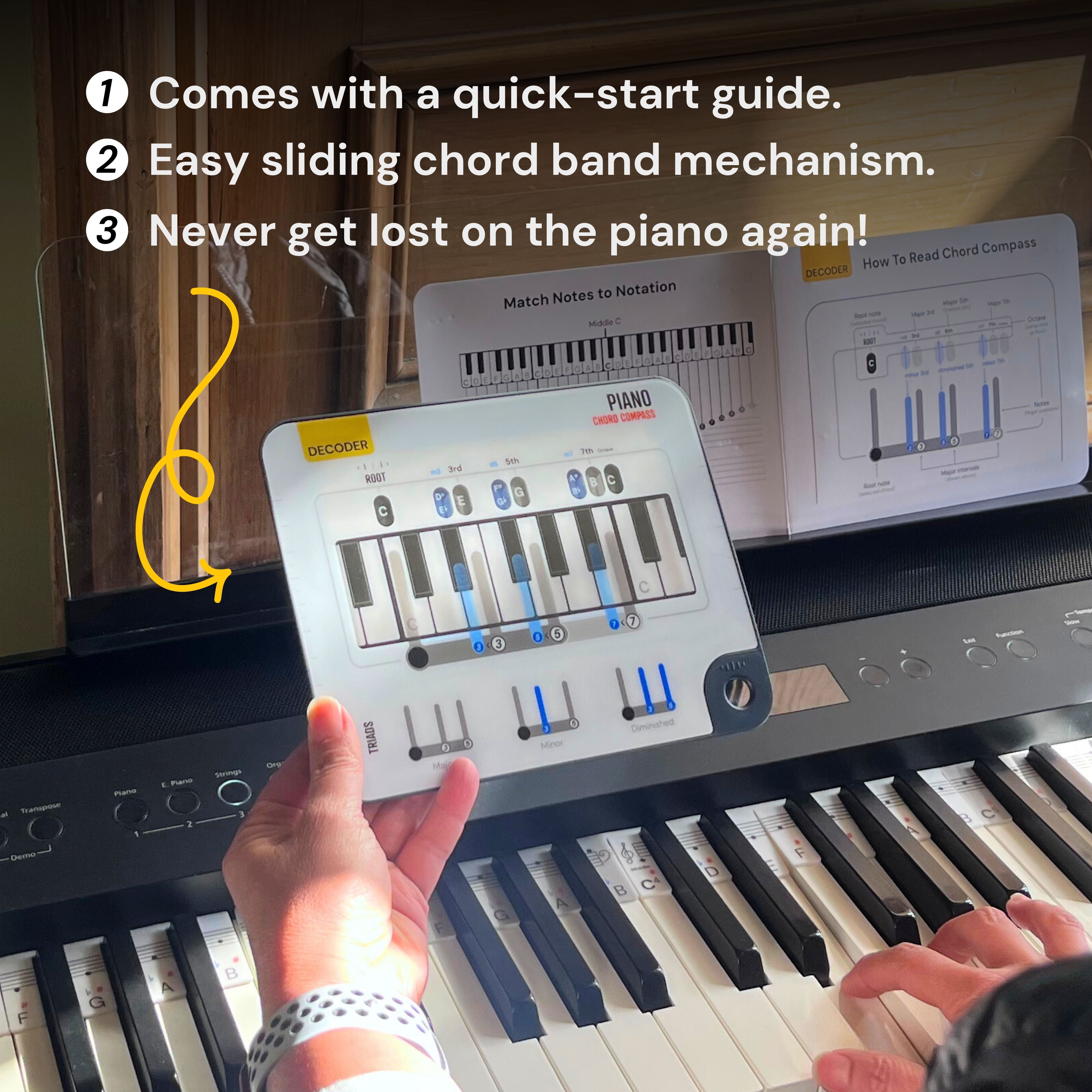 Decoder: Chord Compass for Piano + Book Noisy Clan