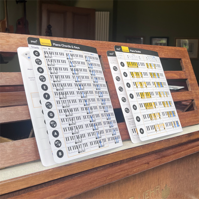 Bundle Cheat Sheets for Piano Chords and Scales