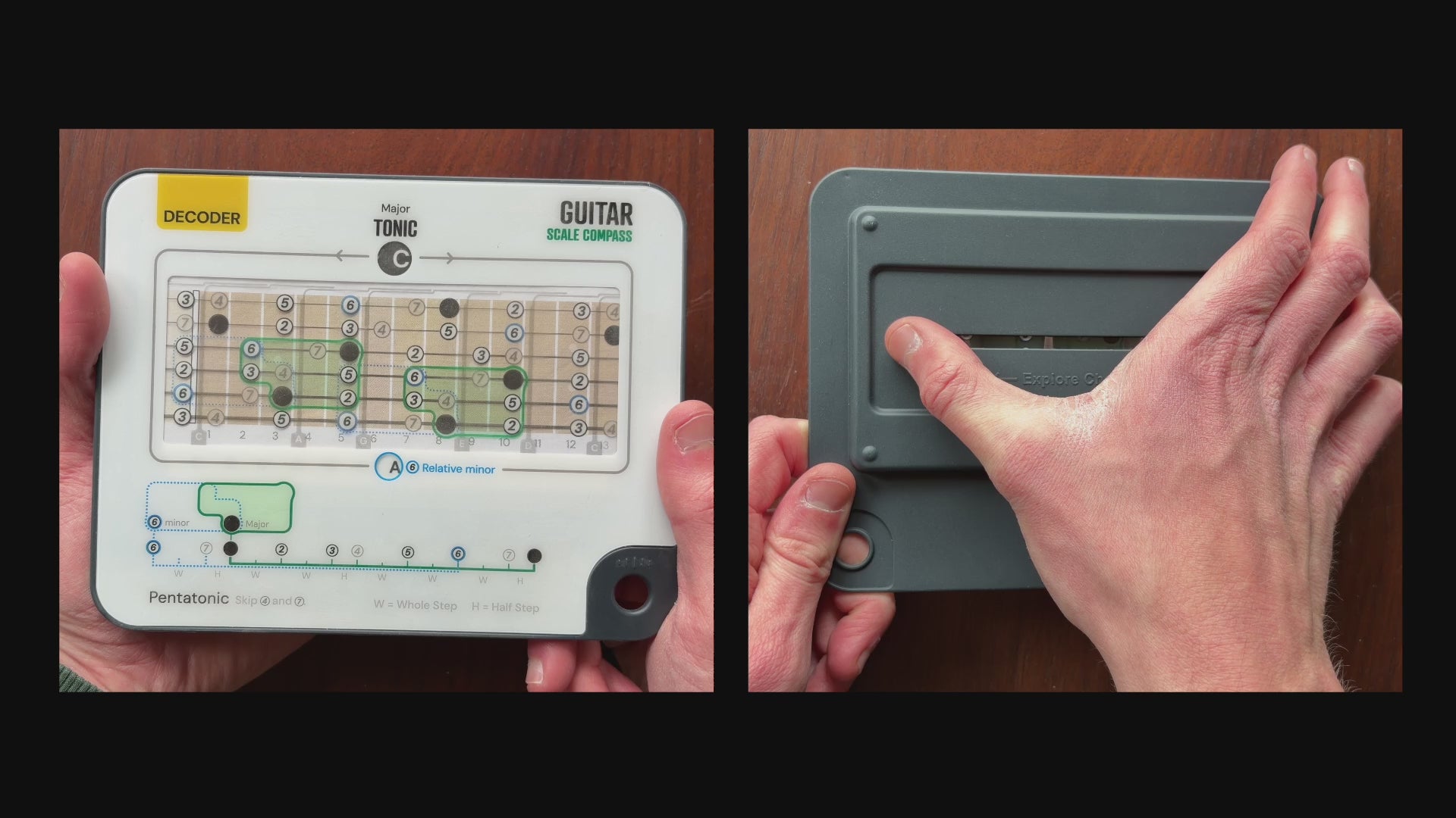 Cargar video: Guitar Scale Compass