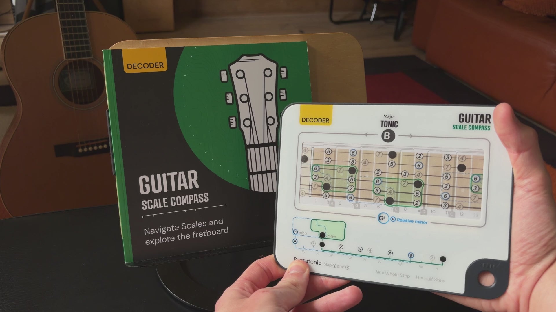 Load video: Guitar Scale Compass