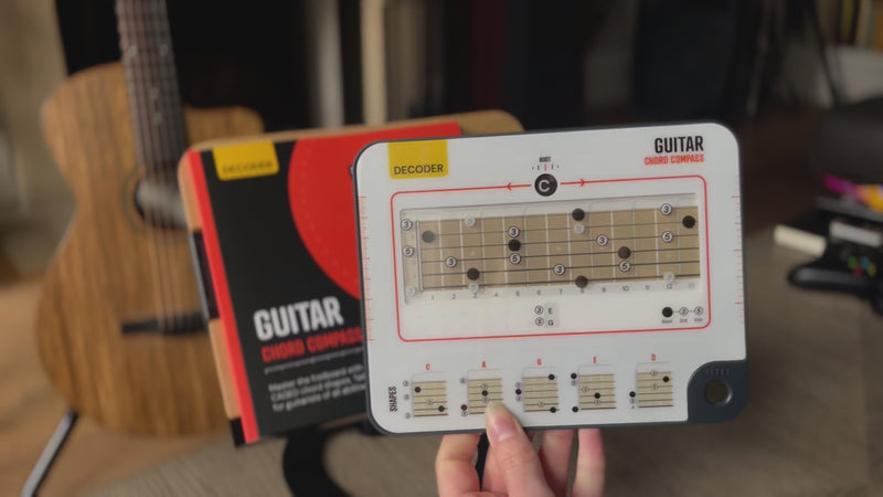 moving chord compass for guitar