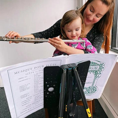 wee stand user with flute