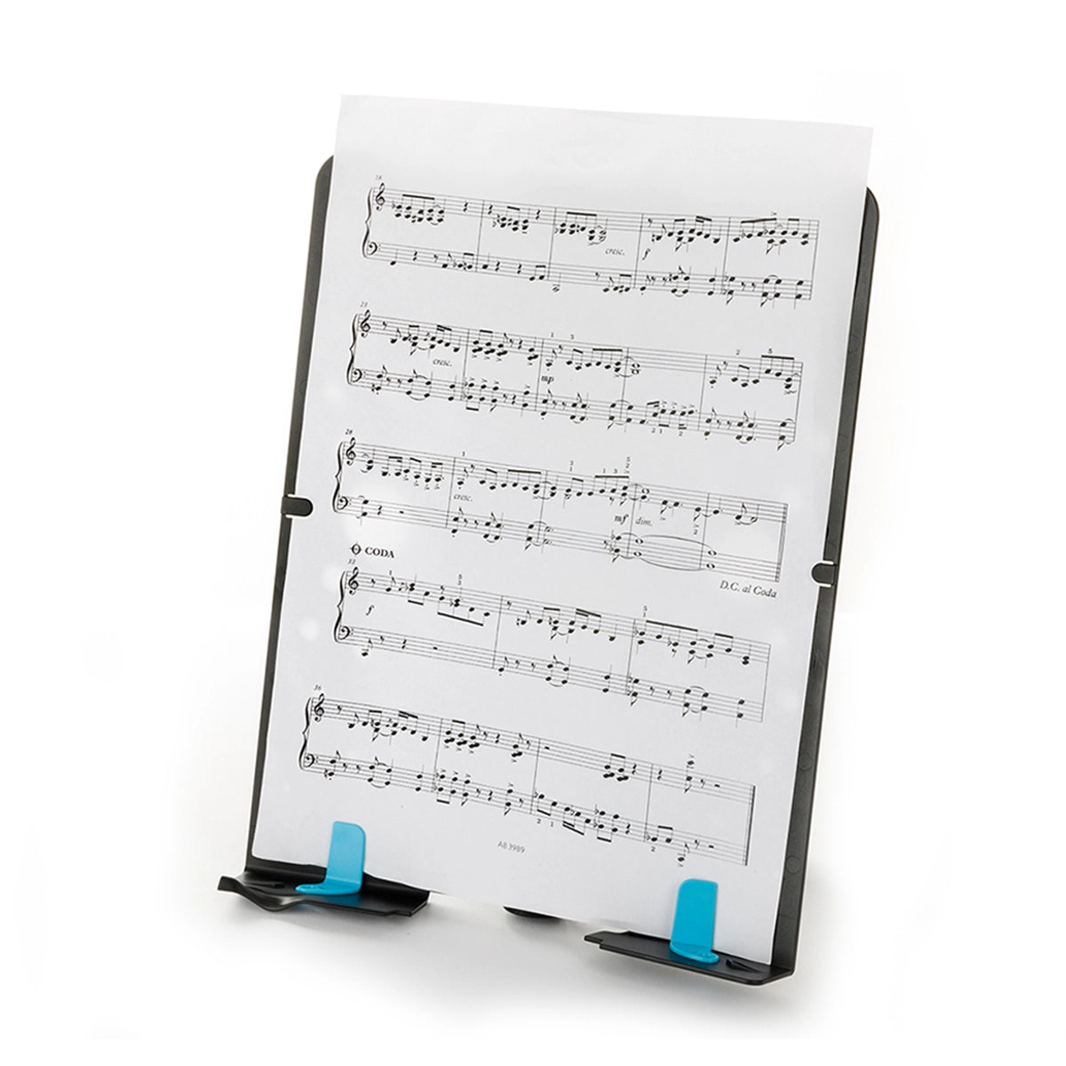 Wee Stand with single sheet music in clips