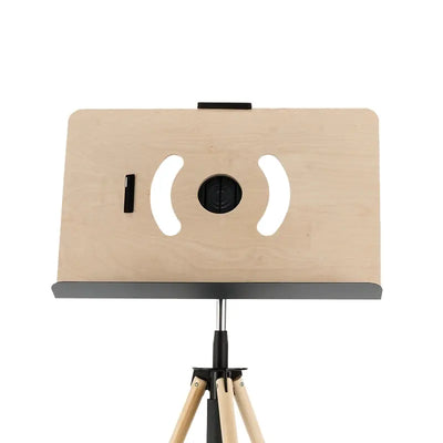 Grandstand Wood Plate 24" Noisy Clan on tripod